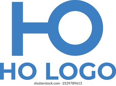 Modelo de design de logotipo moderno HO