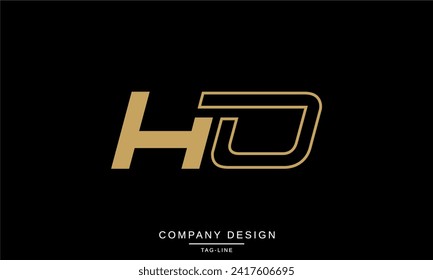 HO, OH, Abstract Letters Logo Monogram