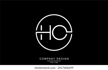 HO, OH, Abstract Letters Logo Monogram