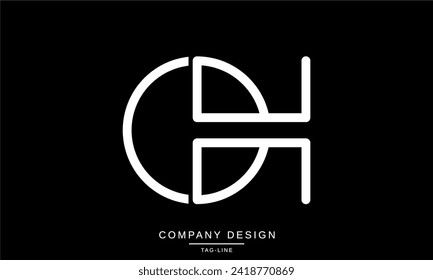 HO, OH, Abstract Letters Logo Monogram