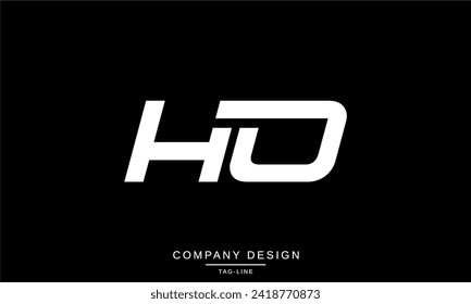 HO, OH, Abstract Letters Logo Monogram