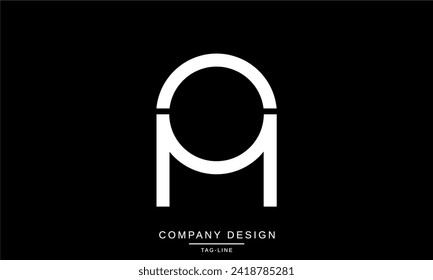 HO, OH, Abstract Letters Logo Monogram