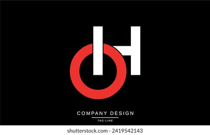 HO, OH, Abstract Letters Logo Monogram