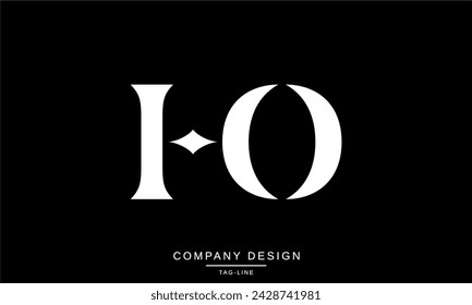 HO, OH Abstract Letters Logo Monogram