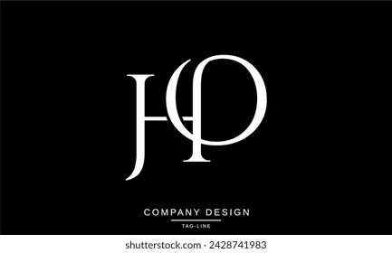 HO, OH Abstract Letters Logo Monogram