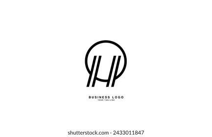 HO, OH, H,O Abstract Letters Logo Monogram