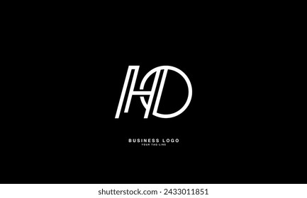 HO, OH, H,O Abstract Letters Logo Monogram