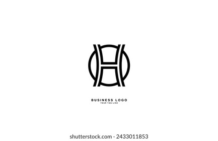 HO, OH, H,O Abstract Letters Logo Monogram