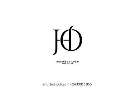 HO, OH, H, O Abstrakte Buchstaben Logo Monogramm