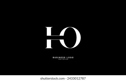 HO, OH, H,O Abstract Letters Logo Monogram