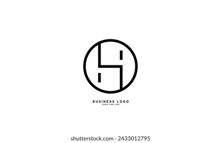 HO, OH, H,O Abstract Letters Logo Monogram