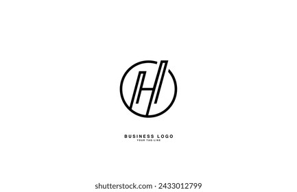 HO, OH, H,O Abstract Letters Logo Monogram