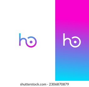 HO, OH letter modern branding logo