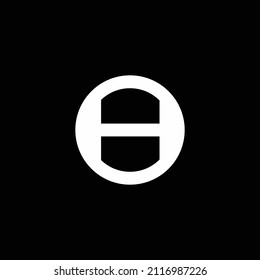 Letras HO OH basadas en el logotipo inicial del icono, creativo único y elegante 