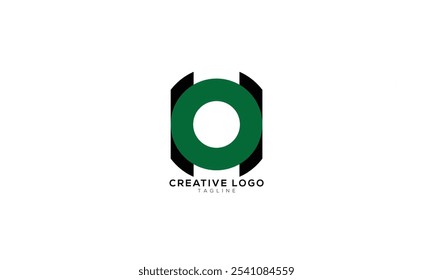 HO OH NO ON Abstract initial monogram letter alphabet logo design