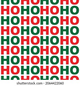 Ho ho ho santa clause pattern seamless