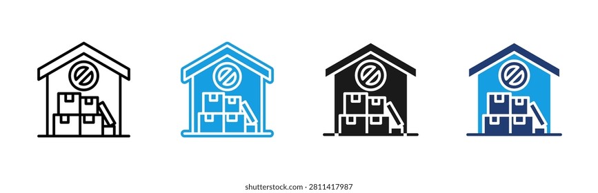 Hoarding icon multiple style collection