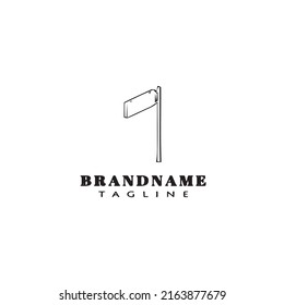 imagen del logotipo de acopio caricatura plantilla de diseño de icono negro ilustración de vector aislado