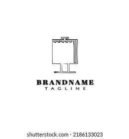hoarding logo cartoon icon design template black modern isolated vector illustration