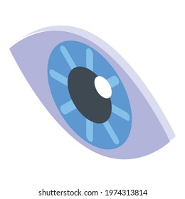 Hoax eye icon. Isometric of hoax eye vector icon for web design isolated on white background
