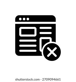 Falsches Glyphensymbol. Hoax-Symbol