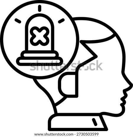 Hoax Line vector Icon Design