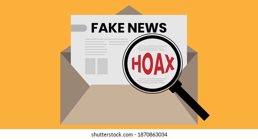 Hoax mail icon. Flat illustration of hoax mail vector icon for web design