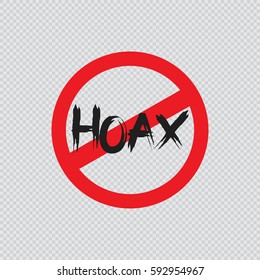  Hoax sign