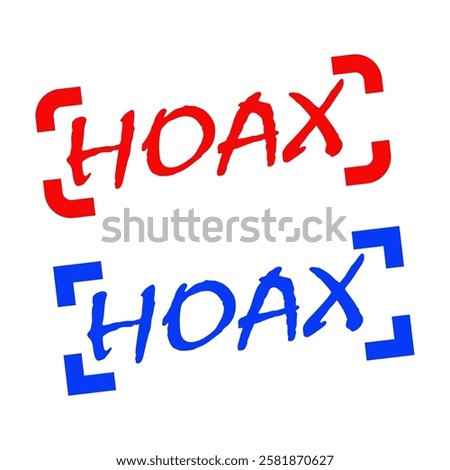 hoax stamp icon vector design templates