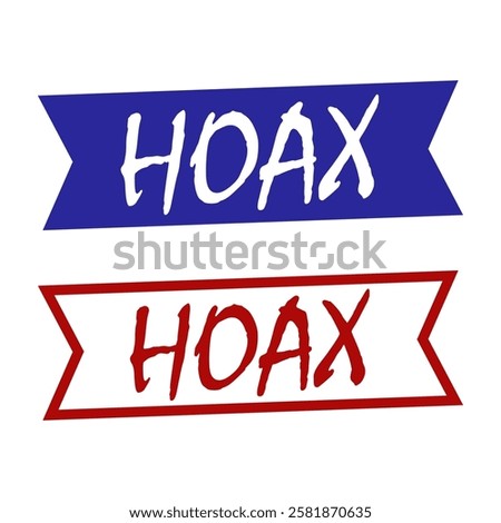 hoax stamp icon vector design templates