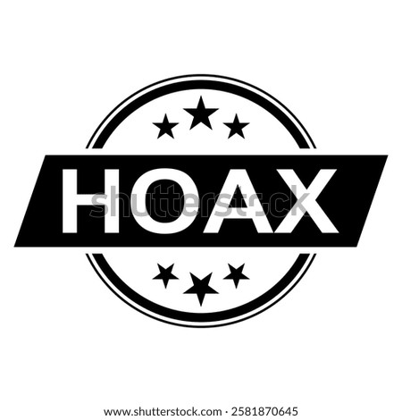 hoax stamp icon vector design templates