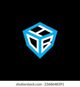 HOB letter logo vector design, HOB simple and modern logo. HOB luxurious alphabet design  