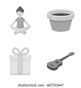 hobbies, business, ecology and other web icon in monochrome style.musical, strings, leisure, icons in set collection.