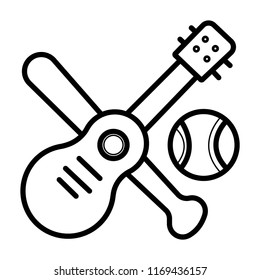 Hobbies icon Vector illustration