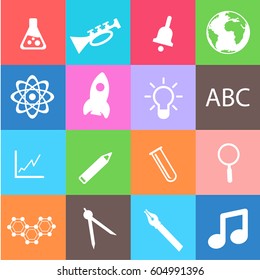 Hobbies icons set