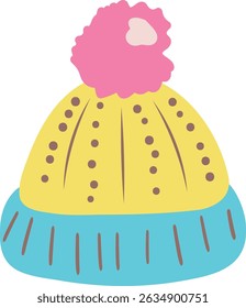 Hobby accessories knitting vector illustration on white background.