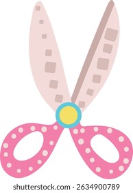 Hobby accessories knitting vector illustration on white background.