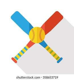 hobby baseball flat icon