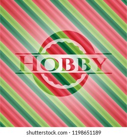 Hobby christmas badge.