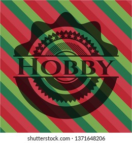 Hobby christmas badge.