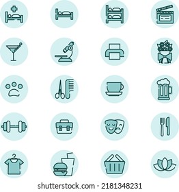 Hobby concept, illustration, vector on a white background.