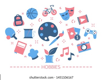 interests and hobbies clipart
