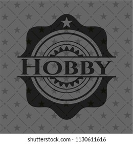 Hobby dark emblem. Retro