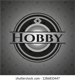 Hobby dark emblem. Retro