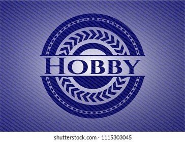 Hobby denim background