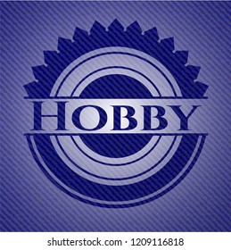 Hobby with denim texture