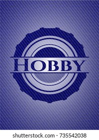 Hobby with denim texture