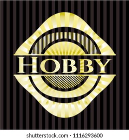 Hobby gold shiny emblem