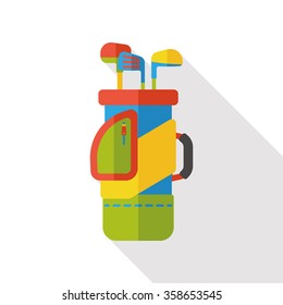 hobby golf flat icon