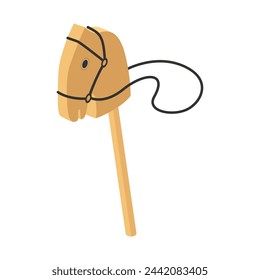 Hobby horse icon - hand drawn vector illustration.